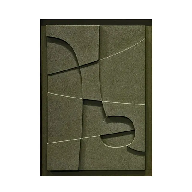 Geometric 3D Effect Canvas Wall Art