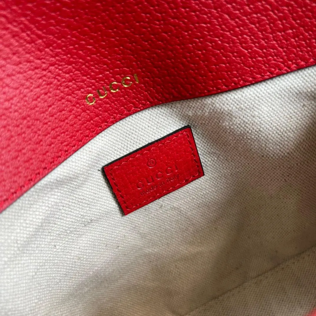gg x Adidas Horsebit 1955 Mini Bag Red For Women, Women&#8217;s Bags 8.1in/21cm gg 658574 U3ZDG 6563
