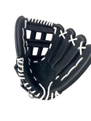 GL-127 Competition baseball glove, genuine leather, outfield 12.7, Black