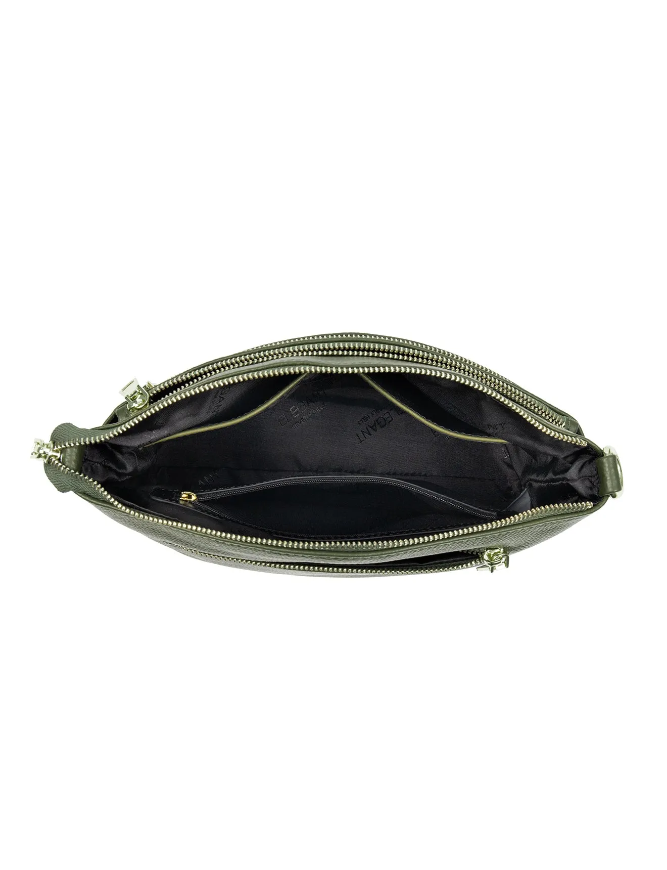 GRACE LEATHER XBODY BAG- E1-0818-OLIVE-SALE