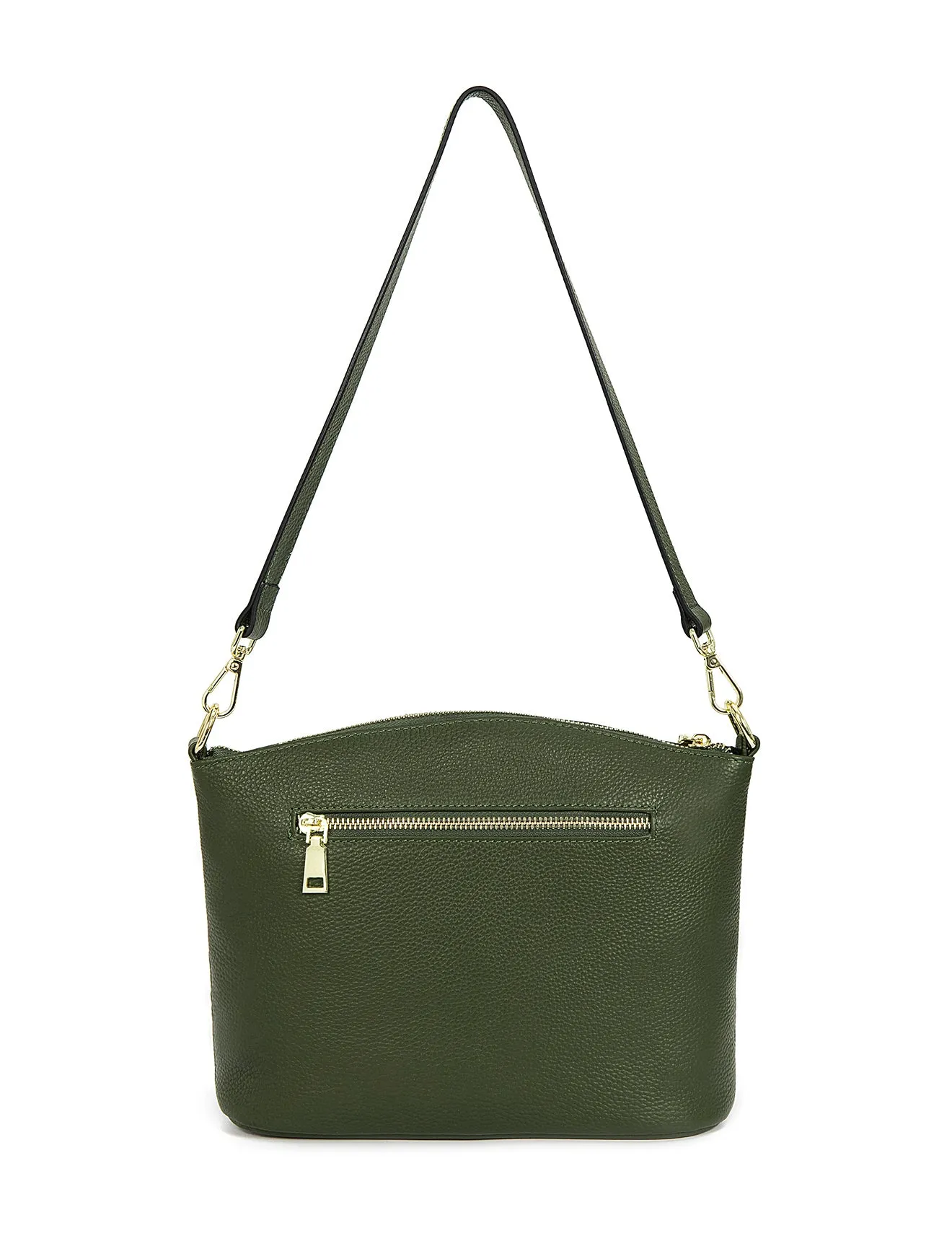 GRACE LEATHER XBODY BAG- E1-0818-OLIVE-SALE