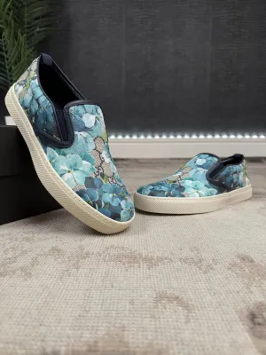 Gucci Supreme GG Canvas Bloom Print - Blue (Unused)