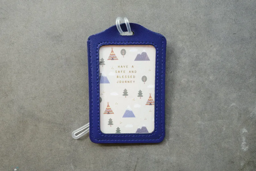 Have a safe and blessed journey - Camp Design {Luggage Tag}