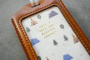 Have a safe and blessed journey - Camp Design {Luggage Tag}