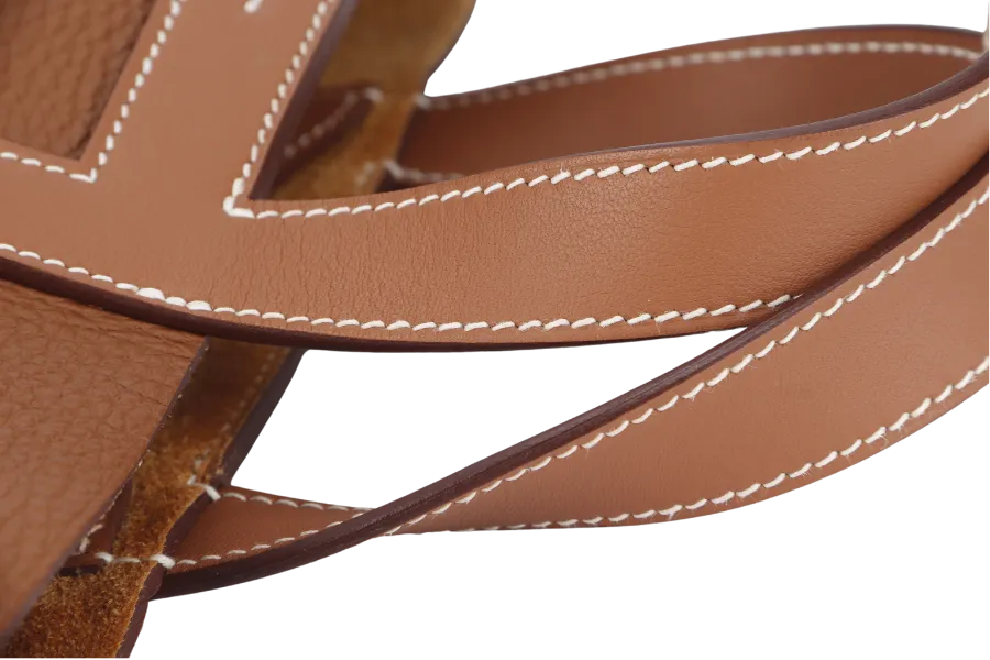 HERMES IN-THE-LOOP 18CM GOLD CLEMENCE AND PALLADIUM HARDWARE STAMP U (2022) WITH DUST COVER