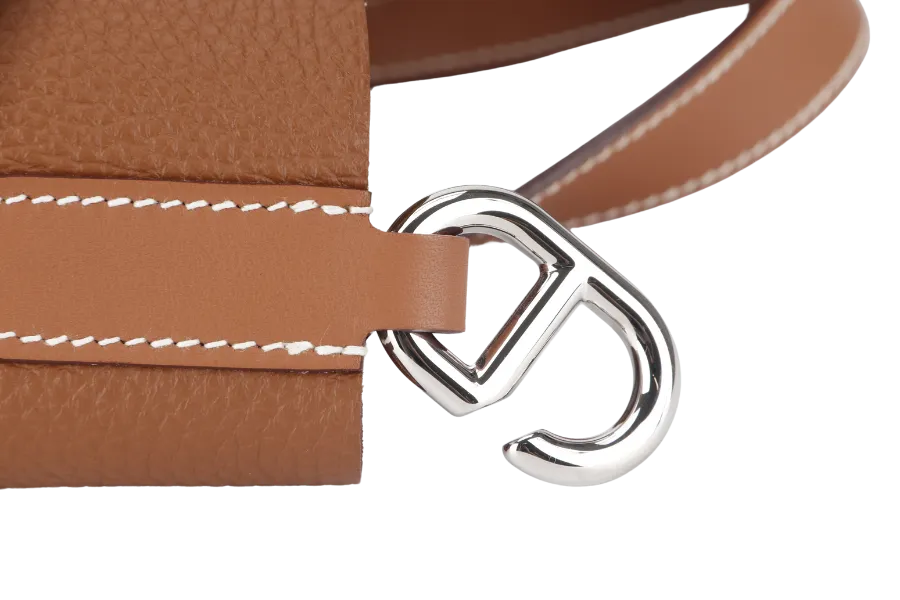 HERMES IN-THE-LOOP 18CM GOLD CLEMENCE AND PALLADIUM HARDWARE STAMP U (2022) WITH DUST COVER