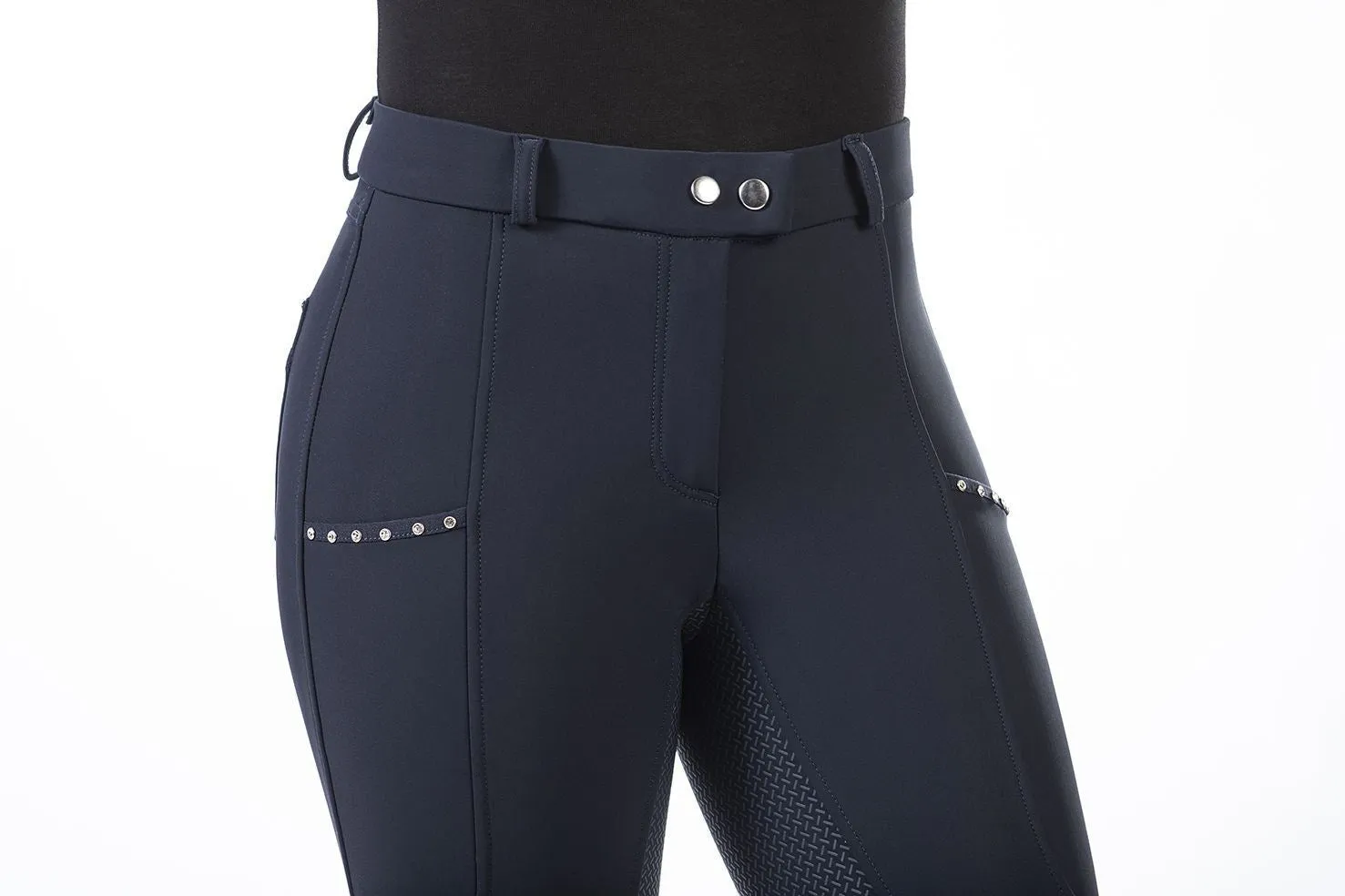 HKM Winter Riding Breeches Monaco Silicone Full Seat