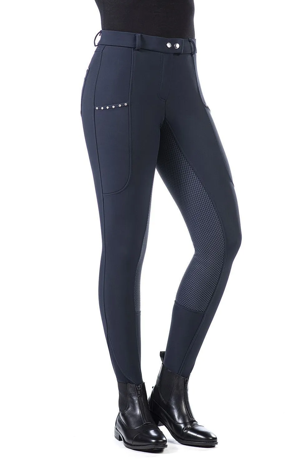 HKM Winter Riding Breeches Monaco Silicone Full Seat