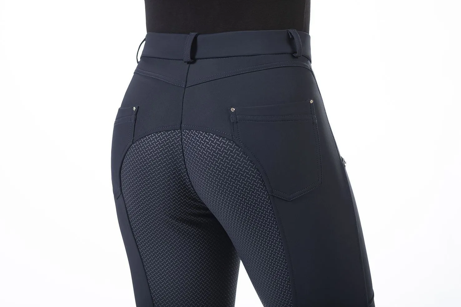 HKM Winter Riding Breeches Monaco Silicone Full Seat