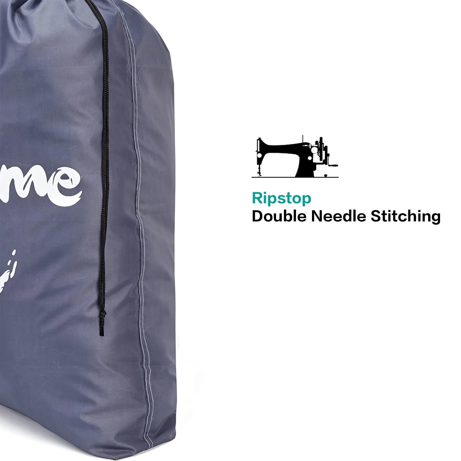 HOMEST 2 Pack XL Travel Laundry Bag, Dirty Clothes Organizer, Easy Fit a Laundry Hamper