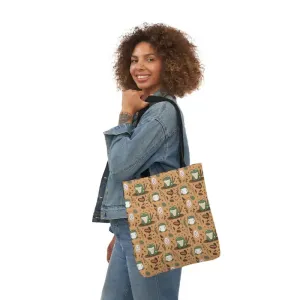 Hop Into Style with Frog Canvas Tote Bag