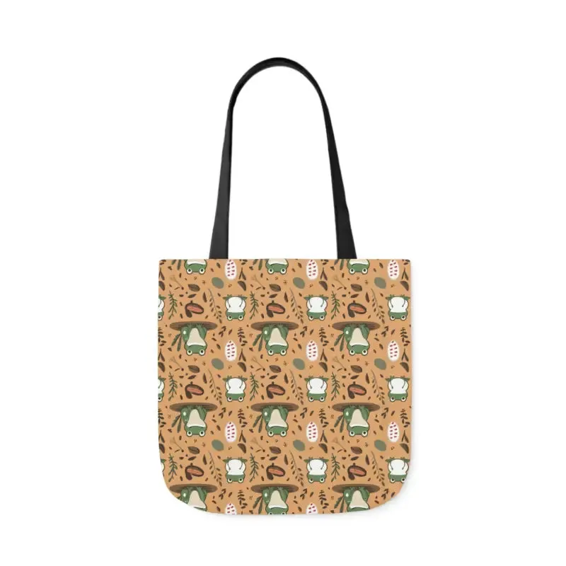 Hop Into Style with Frog Canvas Tote Bag