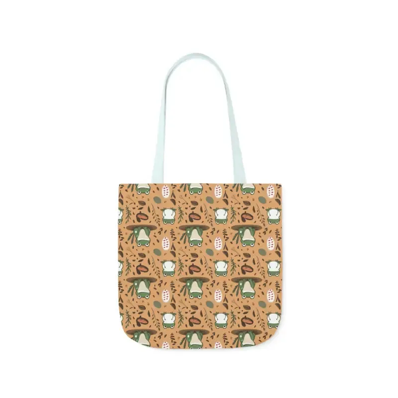Hop Into Style with Frog Canvas Tote Bag