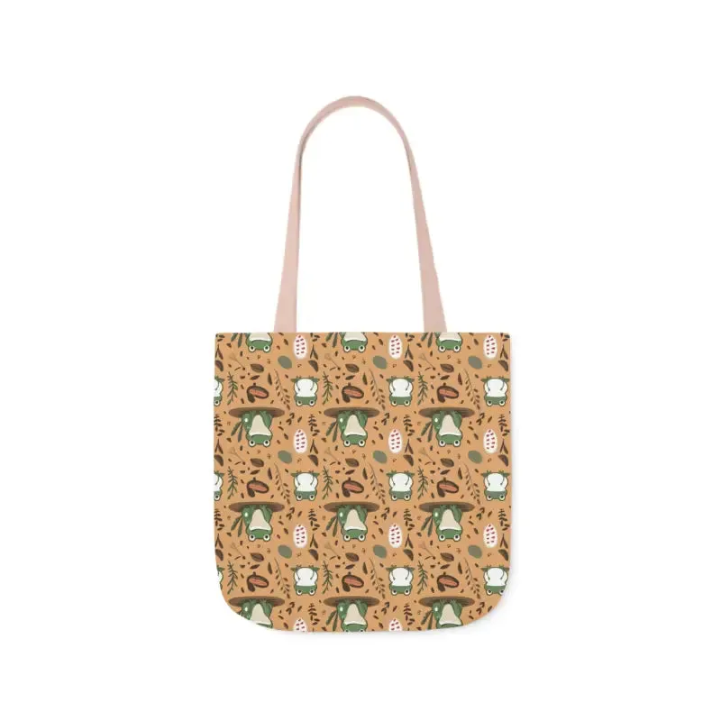 Hop Into Style with Frog Canvas Tote Bag