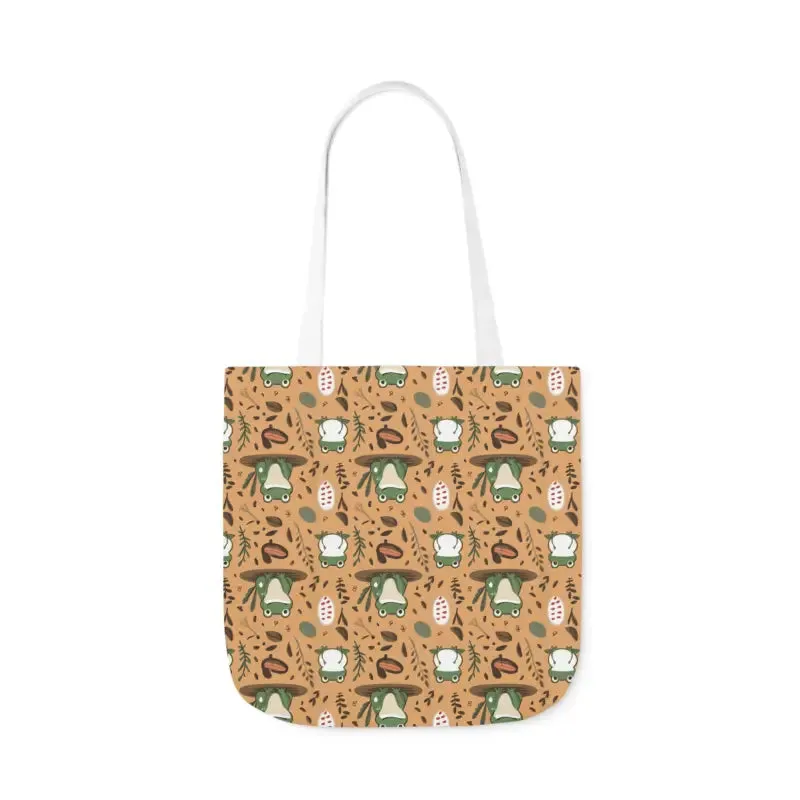 Hop Into Style with Frog Canvas Tote Bag