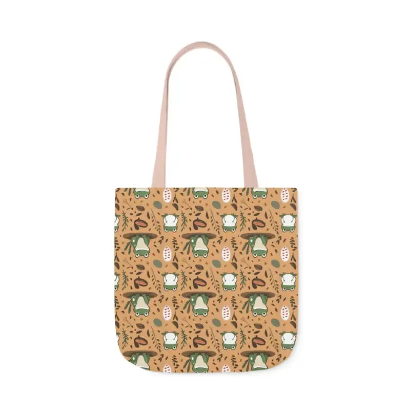 Hop Into Style with Frog Canvas Tote Bag