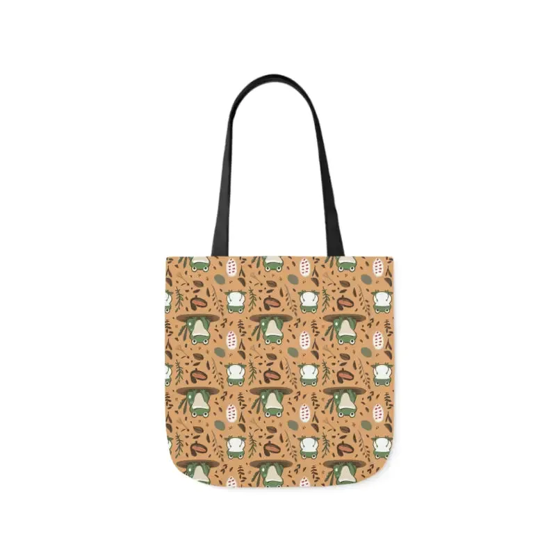 Hop Into Style with Frog Canvas Tote Bag
