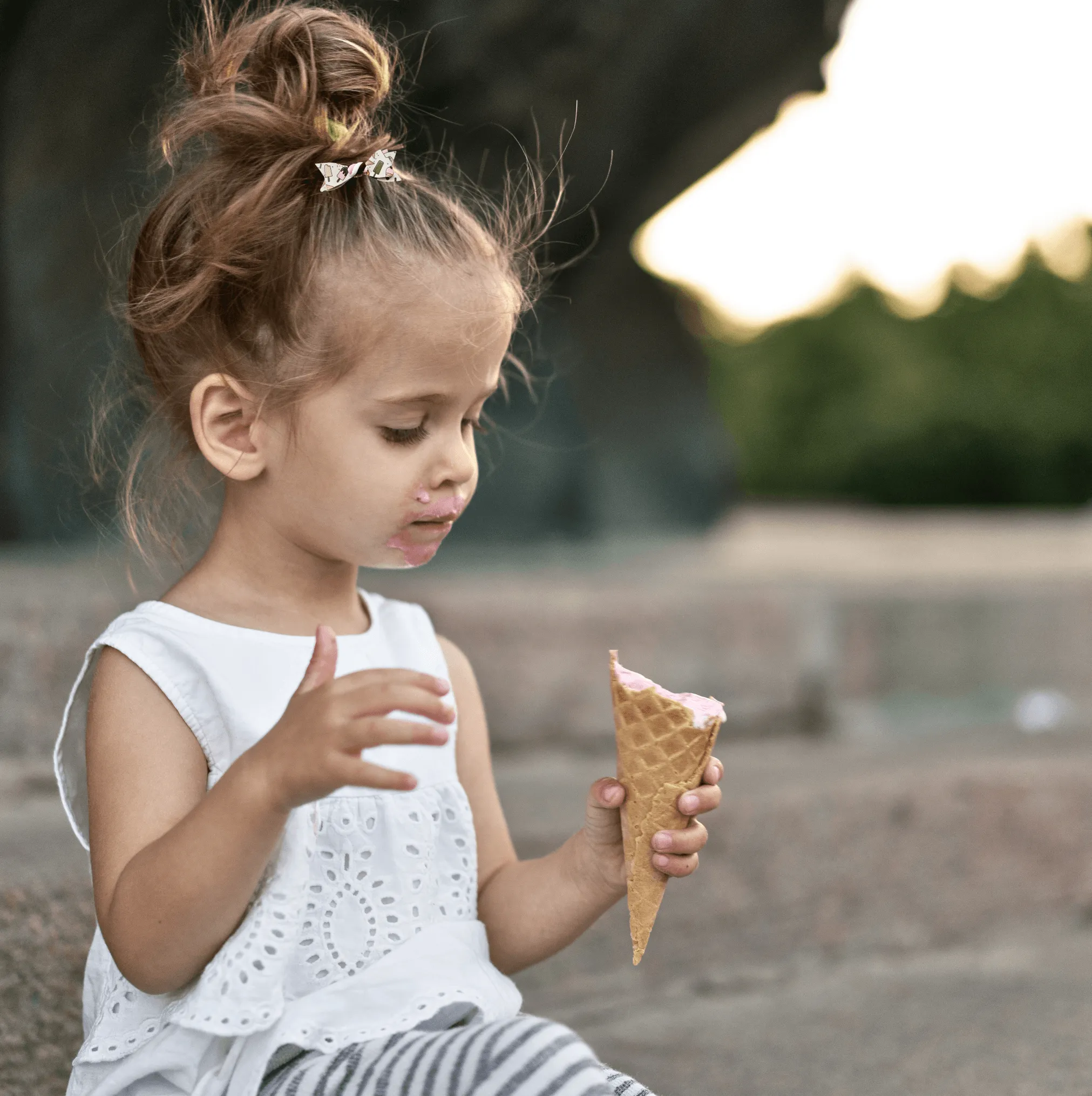 Ice Cream Livi Hair Bows