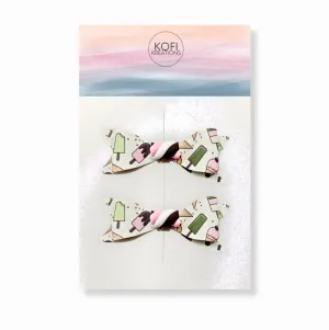 Ice Cream Livi Hair Bows