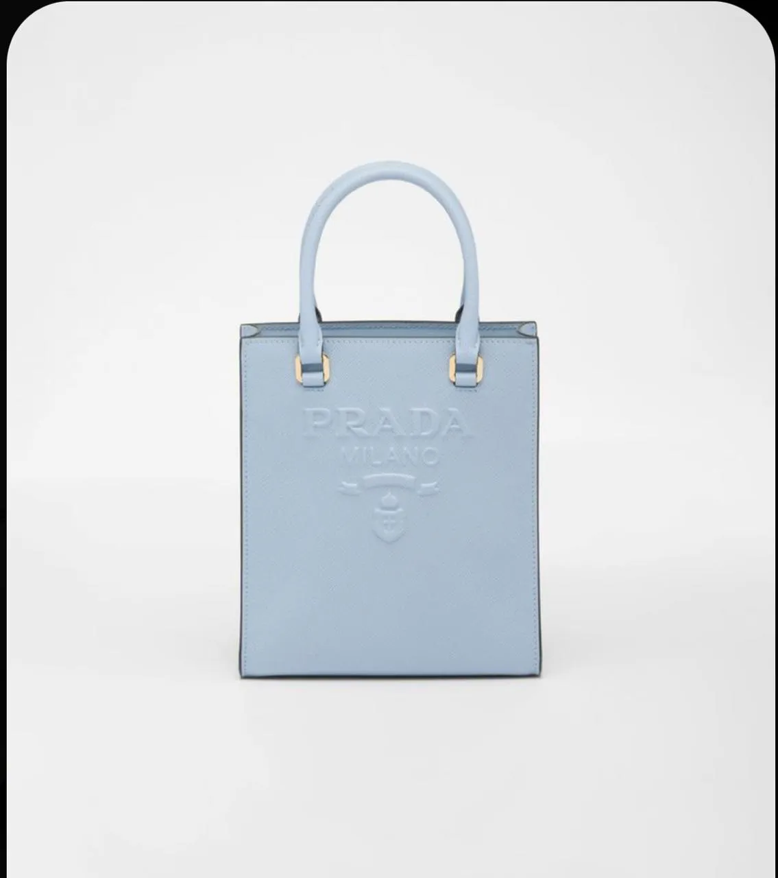 IMPORTED SAFFIANO TOTE BAG
