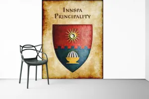 Innspa Principality Heraldry of Greyhawk Anna Meyer Cartography Canvas Art Print