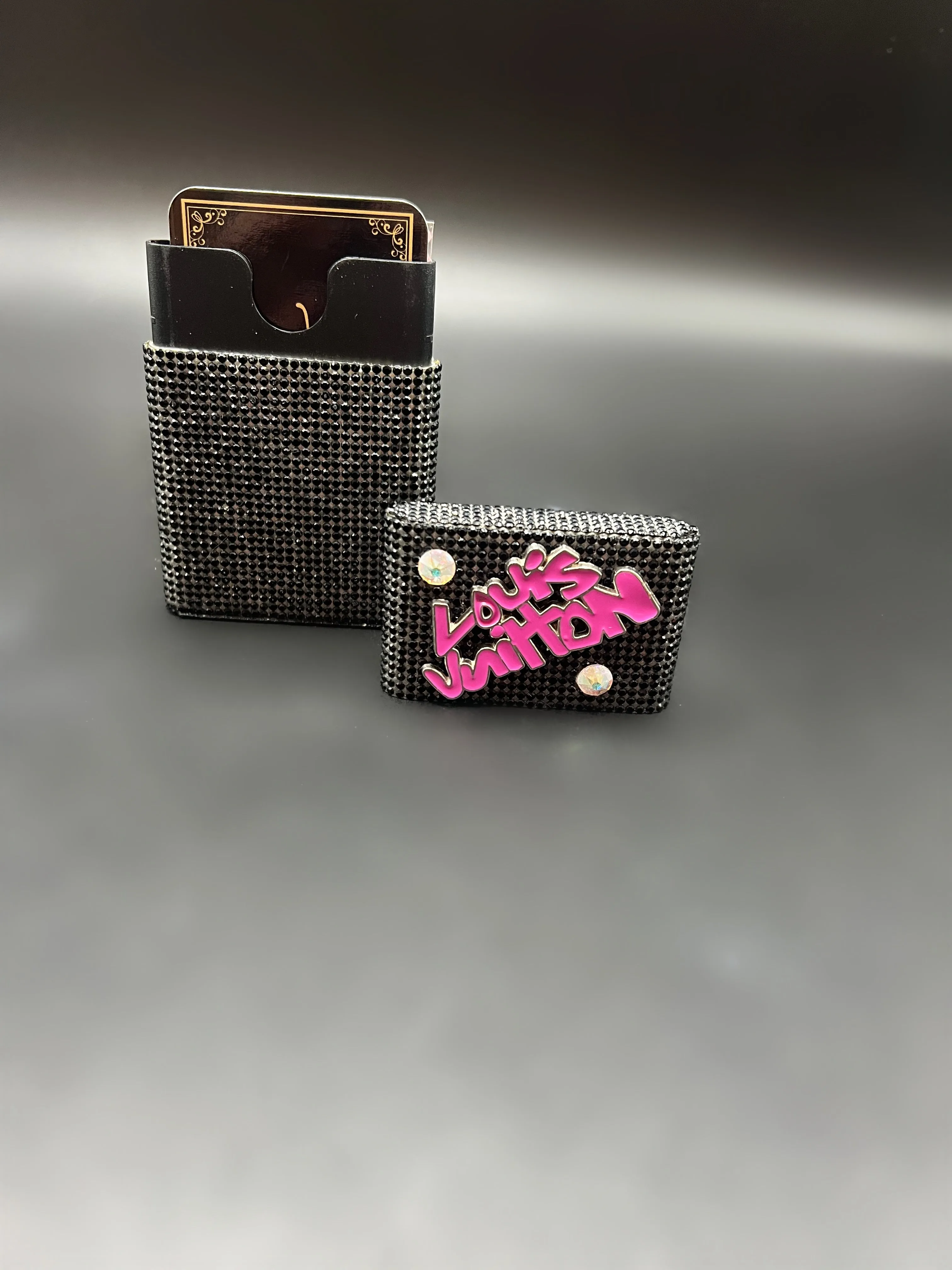 Inspired Black Card Holder