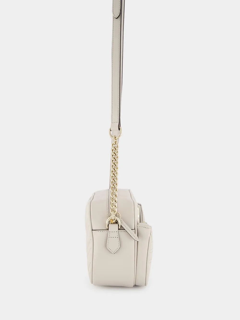 Ivory GG Marmont Small Shoulder Bag