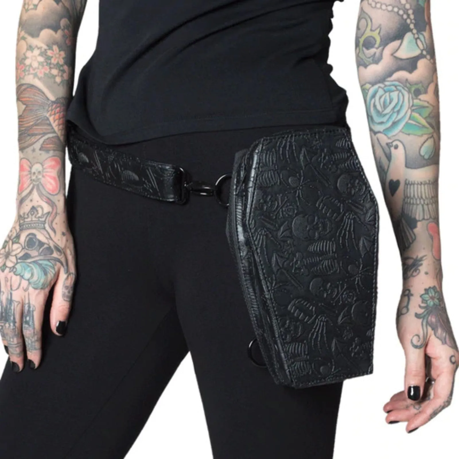 Kreepsville 666 Coffin Hip Pouch Gothic Bag