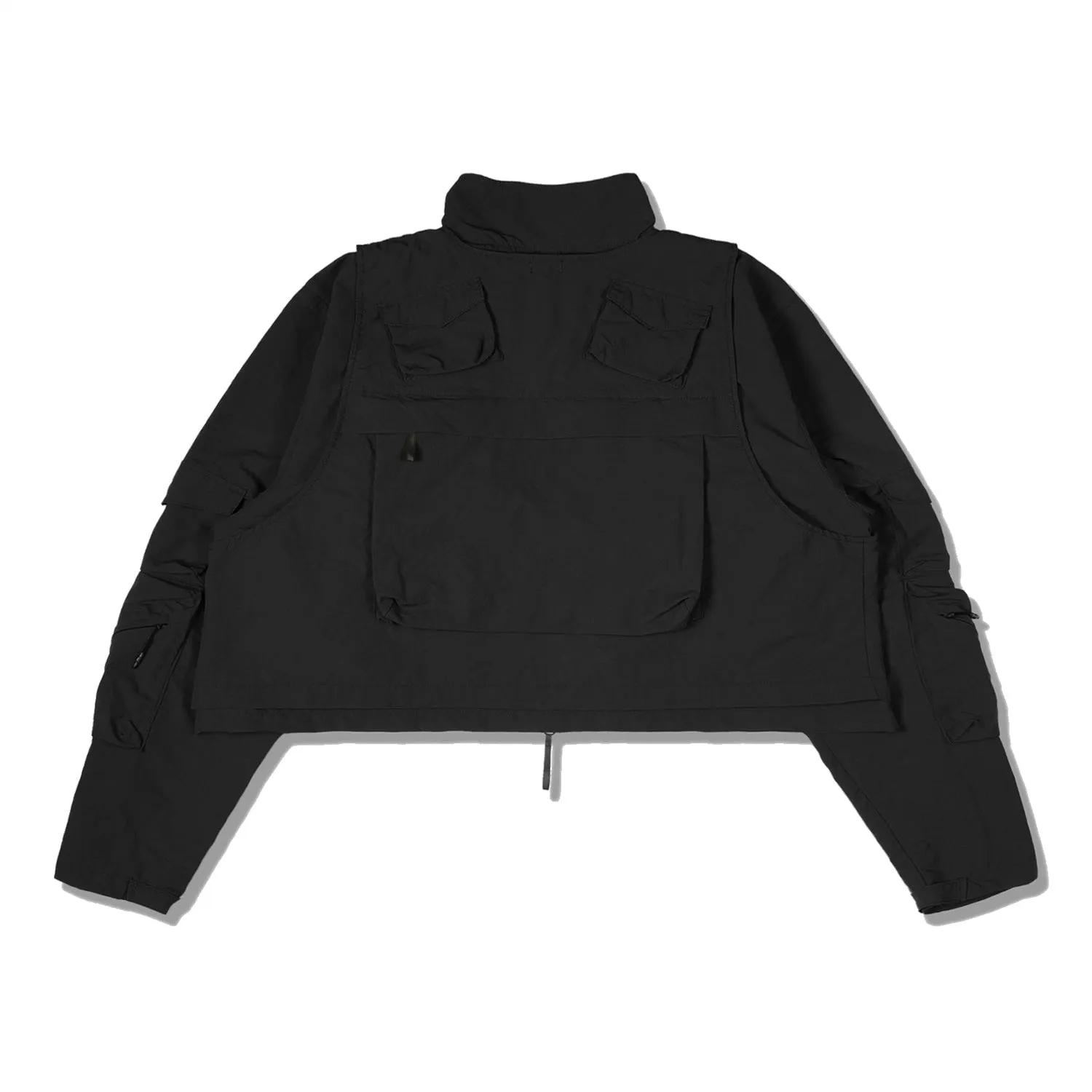 LAKH Twenty Pockets Half Jacket Black