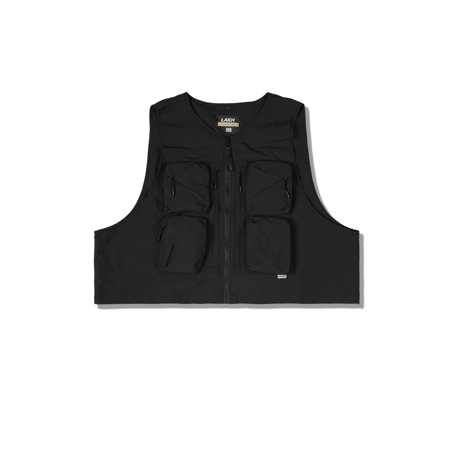 LAKH Twenty Pockets Half Jacket Black