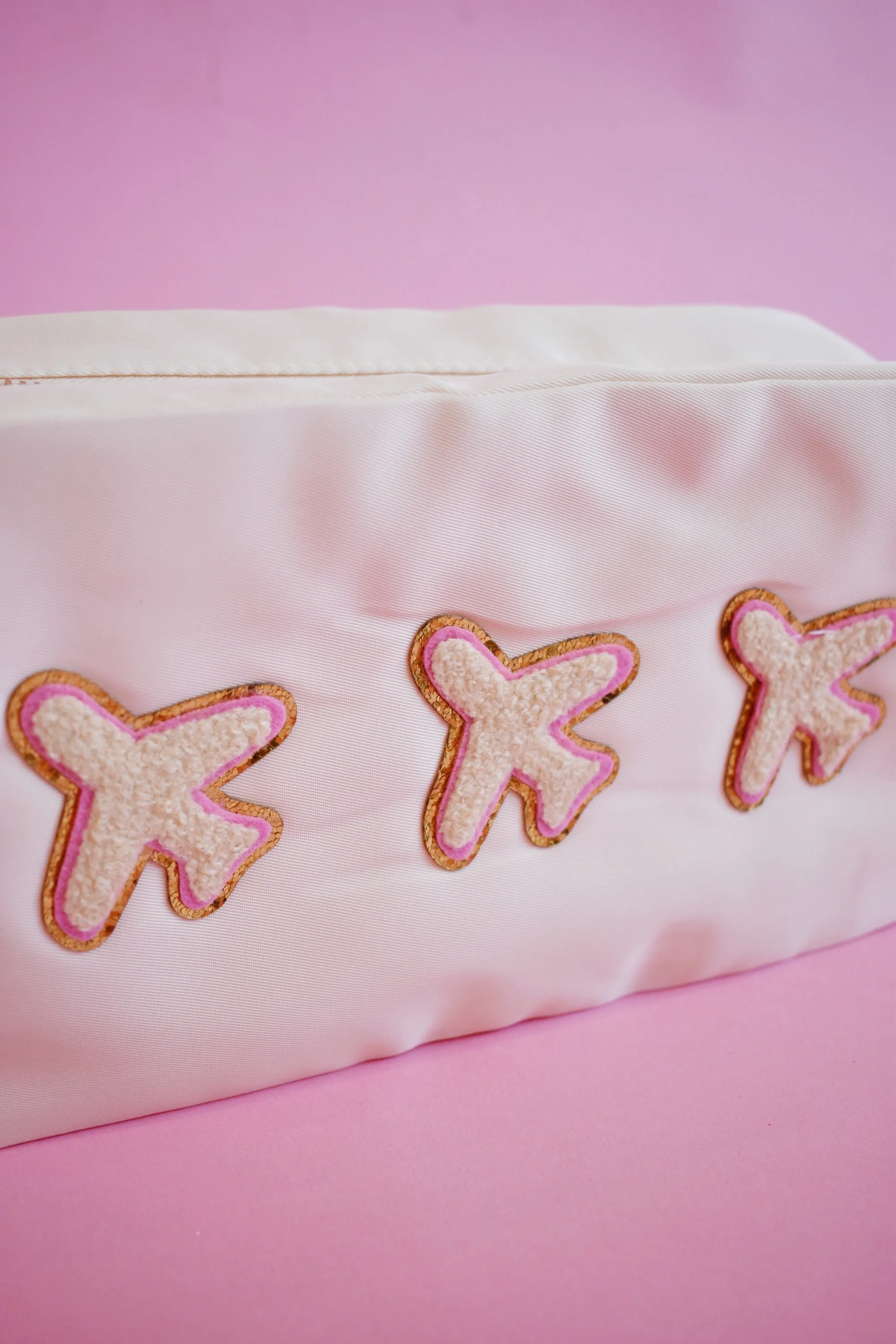 Large Airplane Patch Pouch Bag