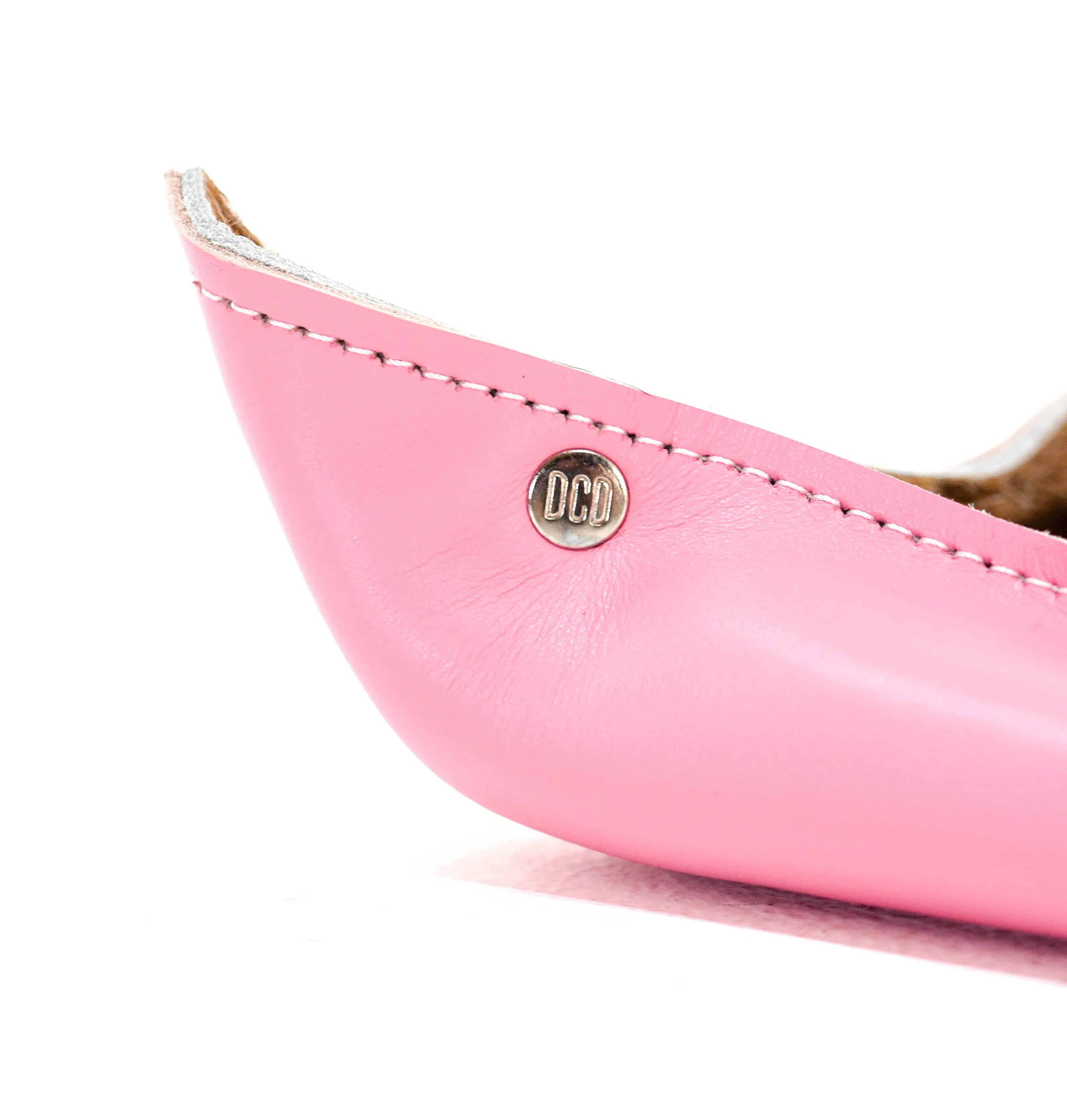 Large Tray - Smooth Powder Pink Leather w/ Onyx Tool