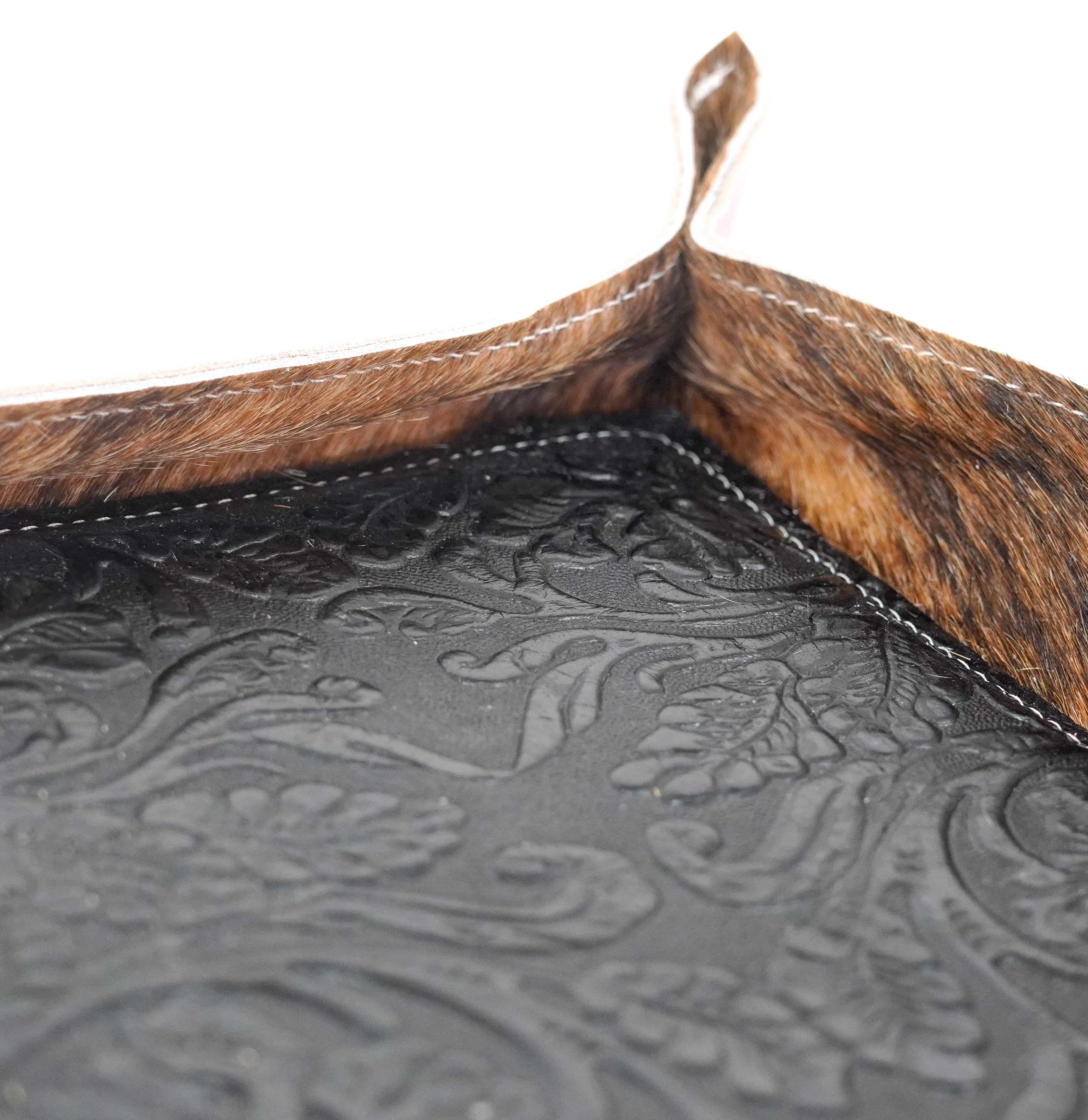Large Tray - Smooth Powder Pink Leather w/ Onyx Tool