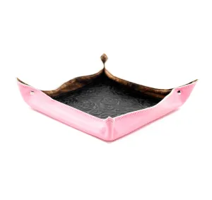 Large Tray - Smooth Powder Pink Leather w/ Onyx Tool