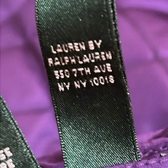 LAUREN BY RALPH LAUREN equestrian vest. Reversible. Two zip pockets. Medium.