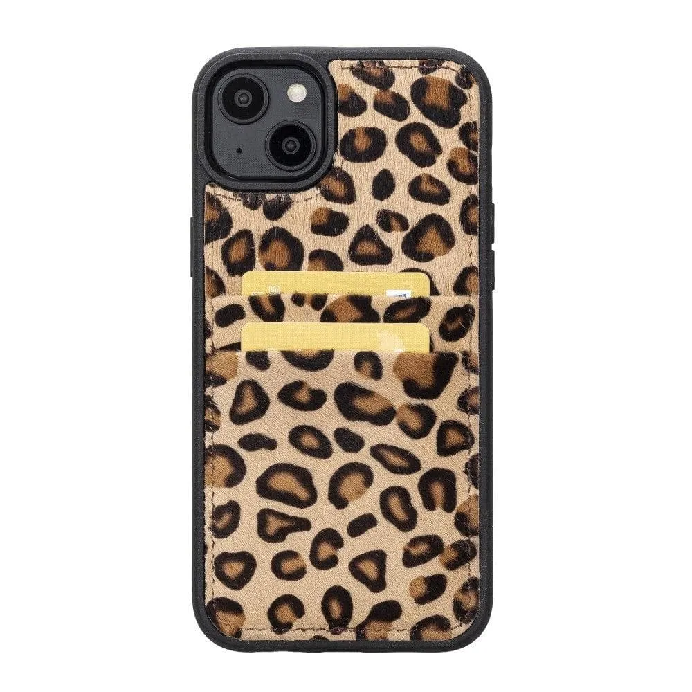 Leather Case for iPhone 14 Series with Card Holder