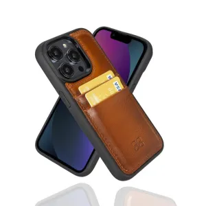 Leather Case for iPhone 14 Series with Card Holder