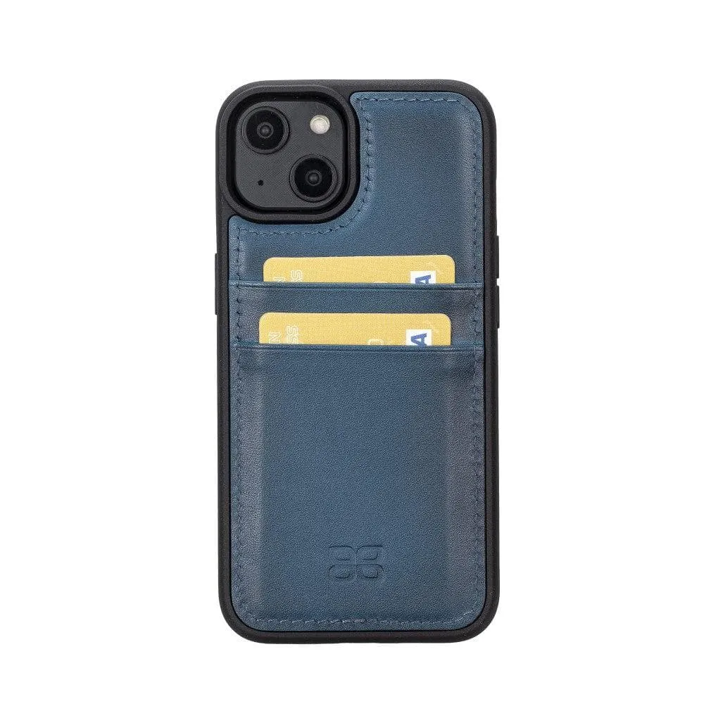 Leather Case for iPhone 14 Series with Card Holder