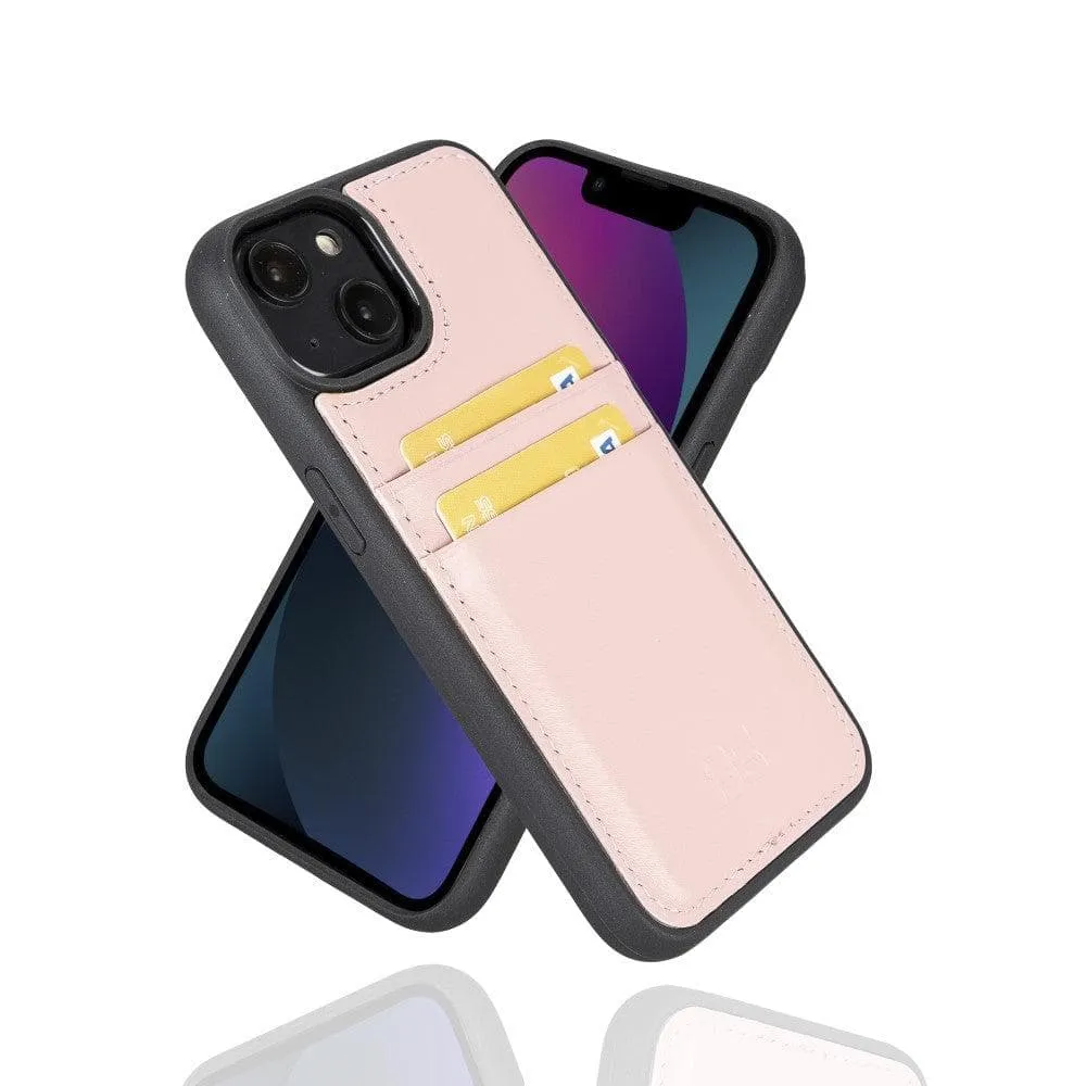 Leather Case for iPhone 14 Series with Card Holder
