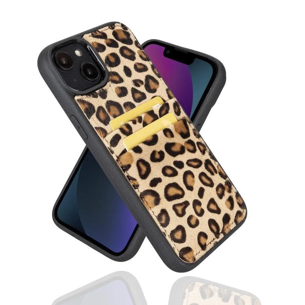 Leather Case for iPhone 14 Series with Card Holder