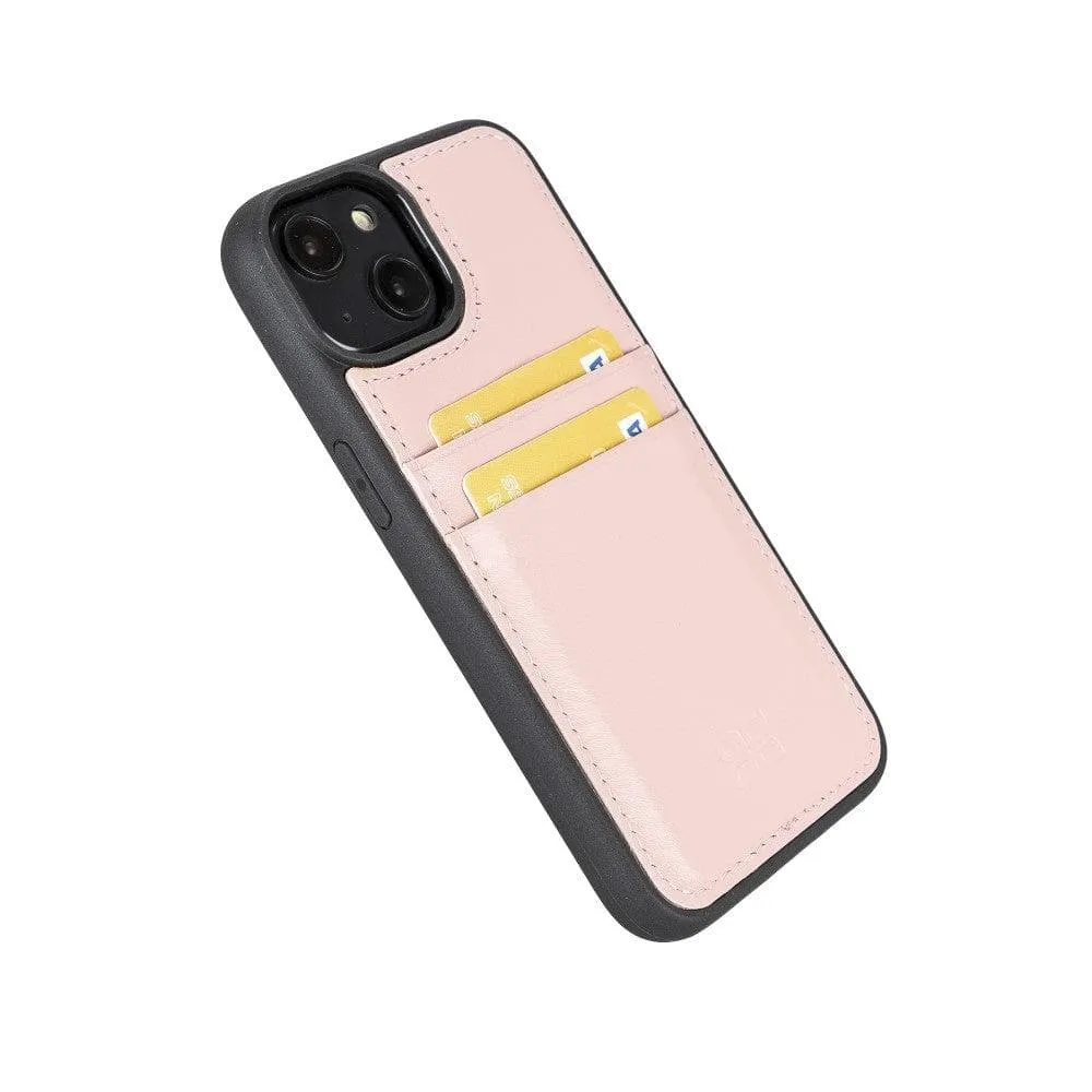 Leather Case for iPhone 14 Series with Card Holder