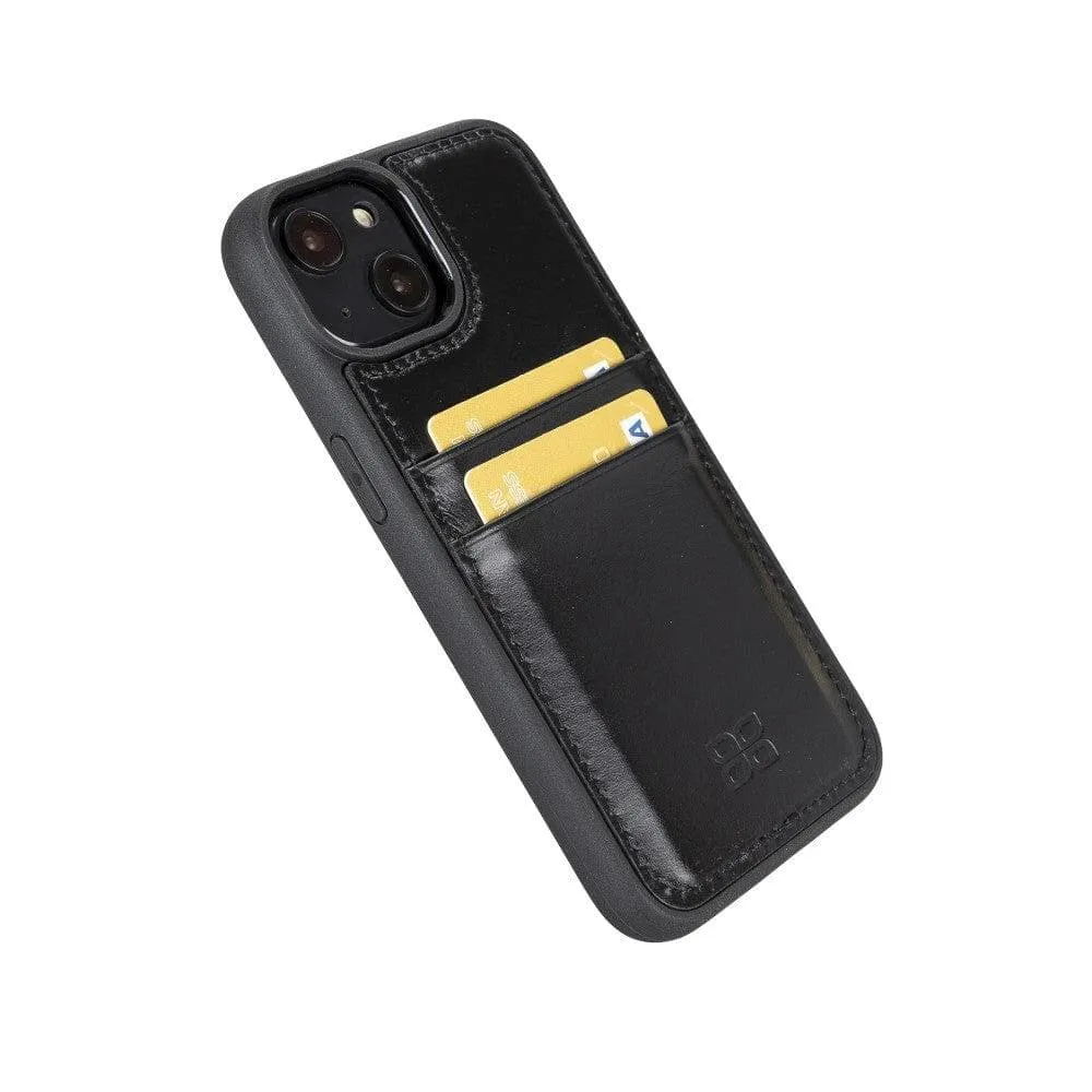 Leather Case for iPhone 14 Series with Card Holder