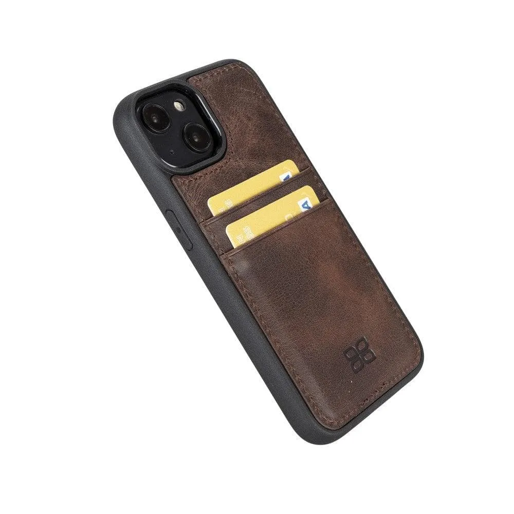 Leather Case for iPhone 14 Series with Card Holder