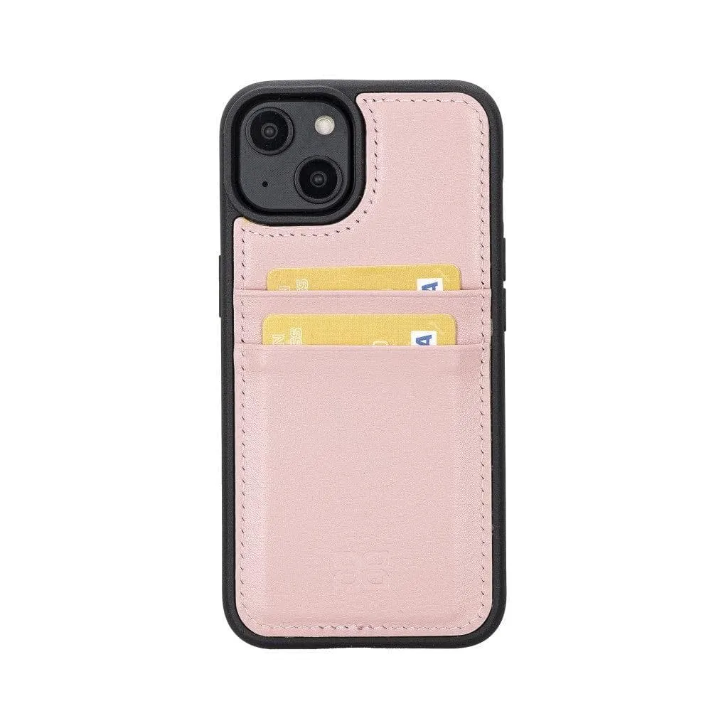 Leather Case for iPhone 14 Series with Card Holder