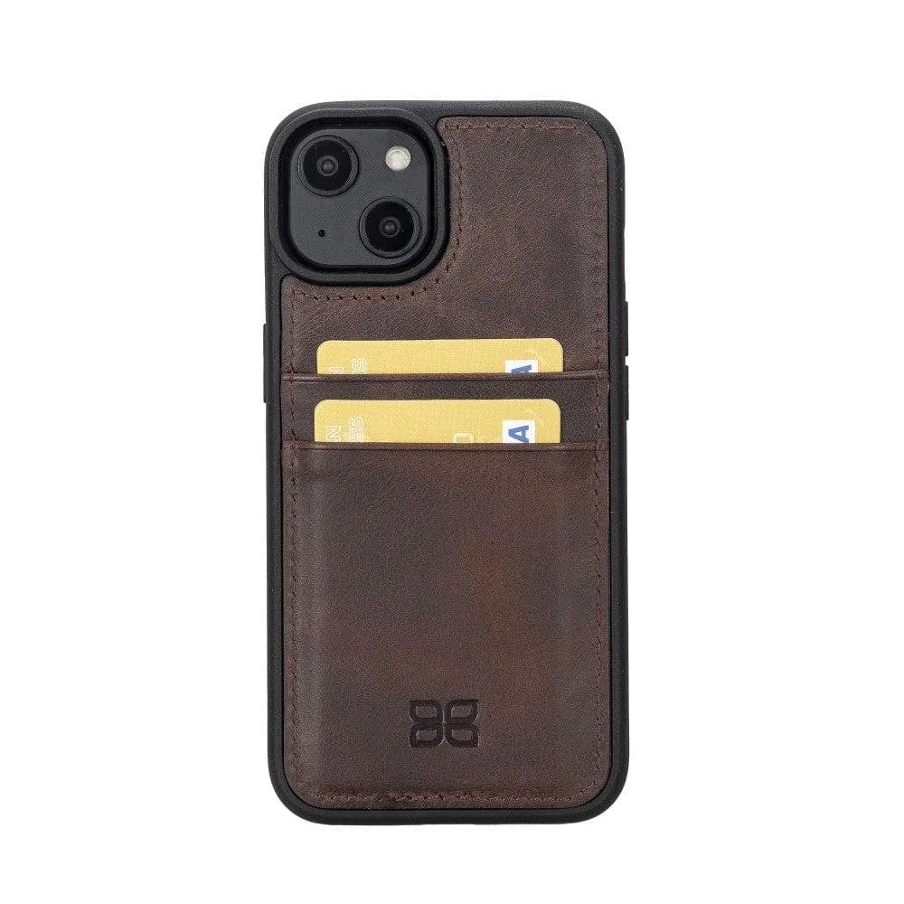 Leather Case for iPhone 14 Series with Card Holder