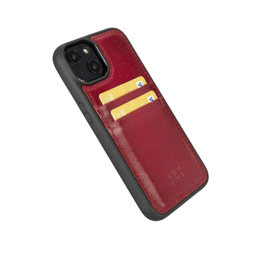 Leather Case for iPhone 14 Series with Card Holder