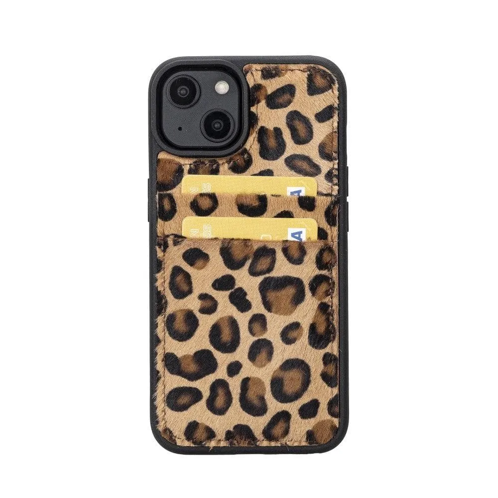 Leather Case for iPhone 14 Series with Card Holder