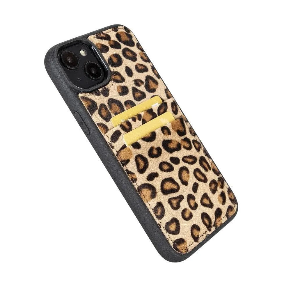 Leather Case for iPhone 14 Series with Card Holder