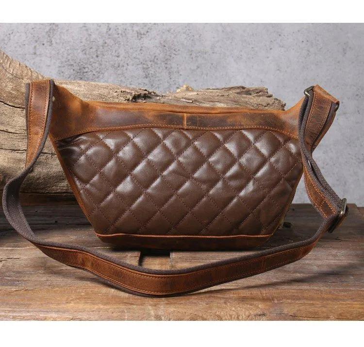Leather Cross Body Bag for Men