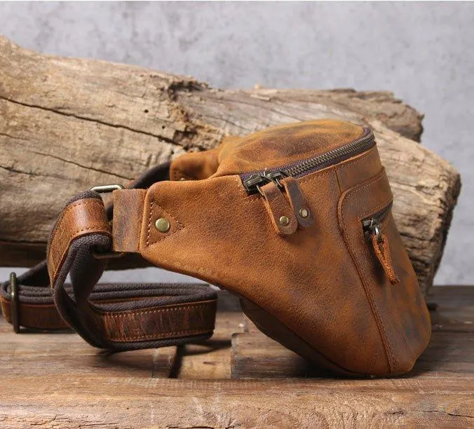 Leather Cross Body Bag for Men